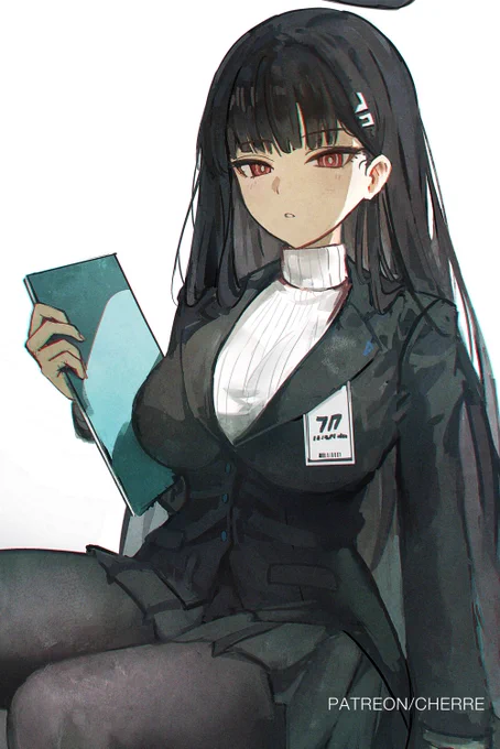 調月リオ Just felt like drawing her. #ブルアカ #BlueArchive