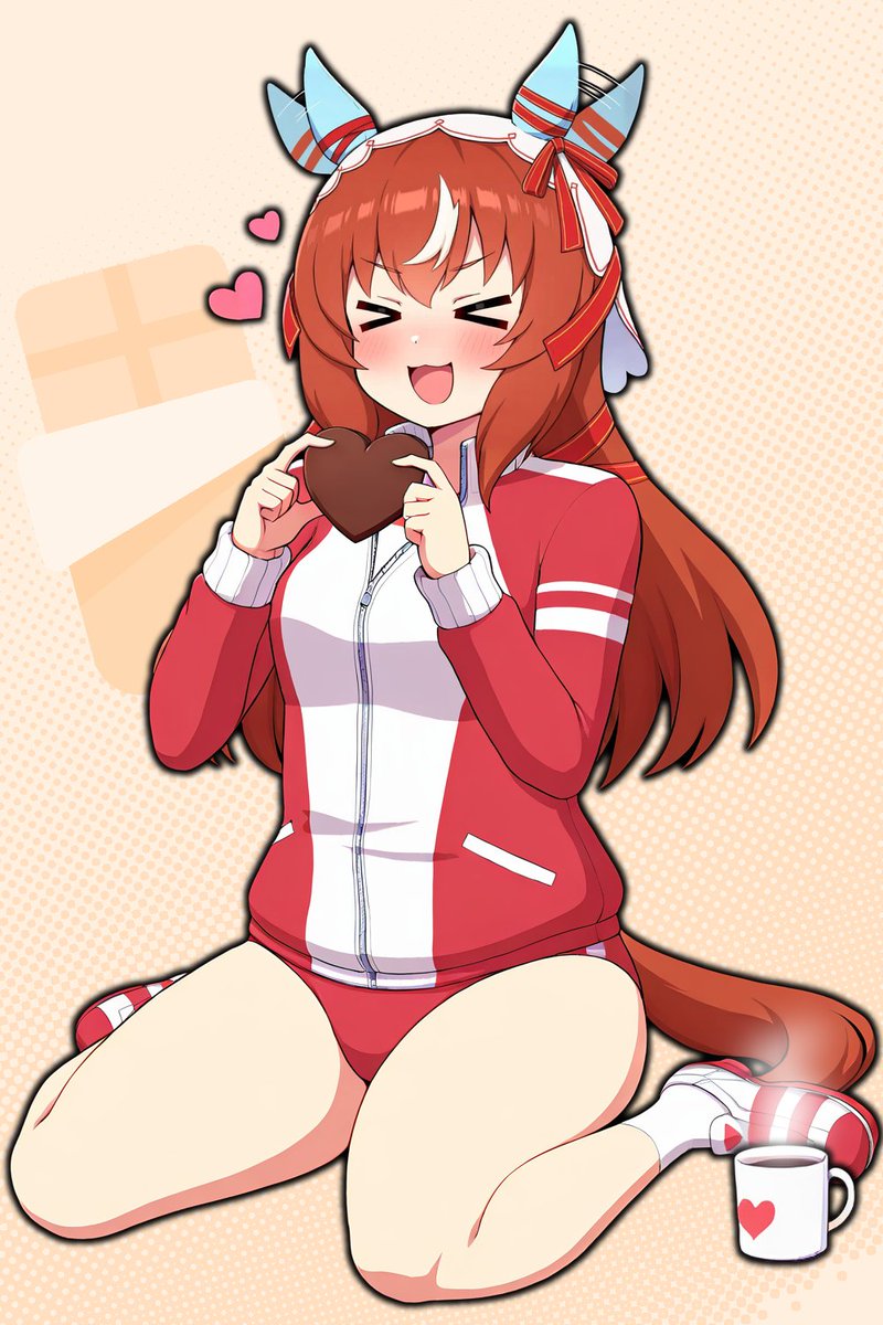 🤎うまむすめしの公式バレンタインイラストが