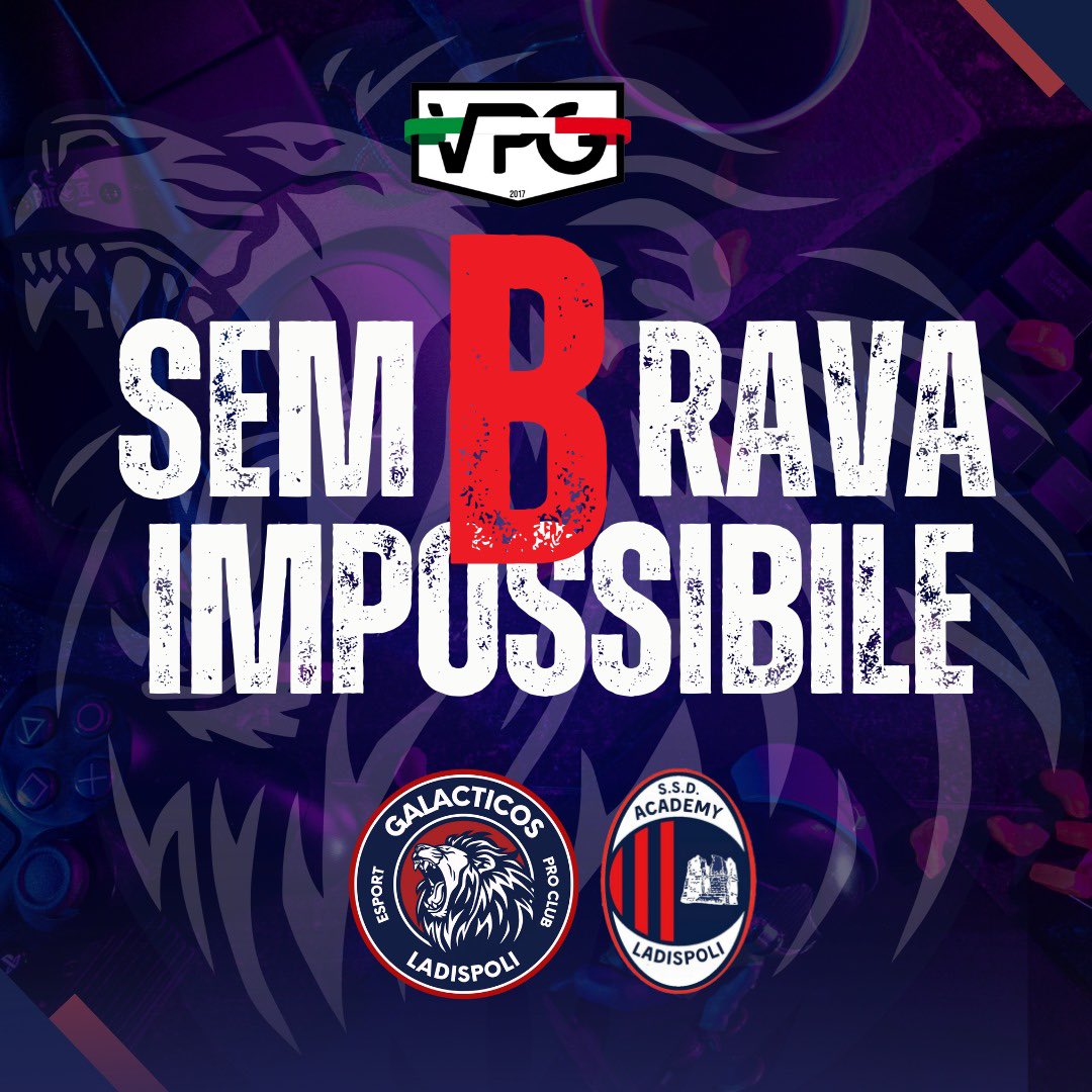 Galacticos Ladispoli Esports (@22galacticos) on Twitter photo Sembrava impossibile ma ce lโabbiamo fattaโฆfieri di questa squadra e di questo gruppo nonostante tutto.
<a href="/VPGItaly/">VPG Italy ๐ฎ๐น</a> non vediamo lโora di ricominciare Sembrava impossibile ma ce lโabbiamo fattaโฆfieri di questa squadra e di questo gruppo nonostante tutto.
<a href="/VPGItaly/">VPG Italy ๐ฎ๐น</a> non vediamo lโora di ricominciare