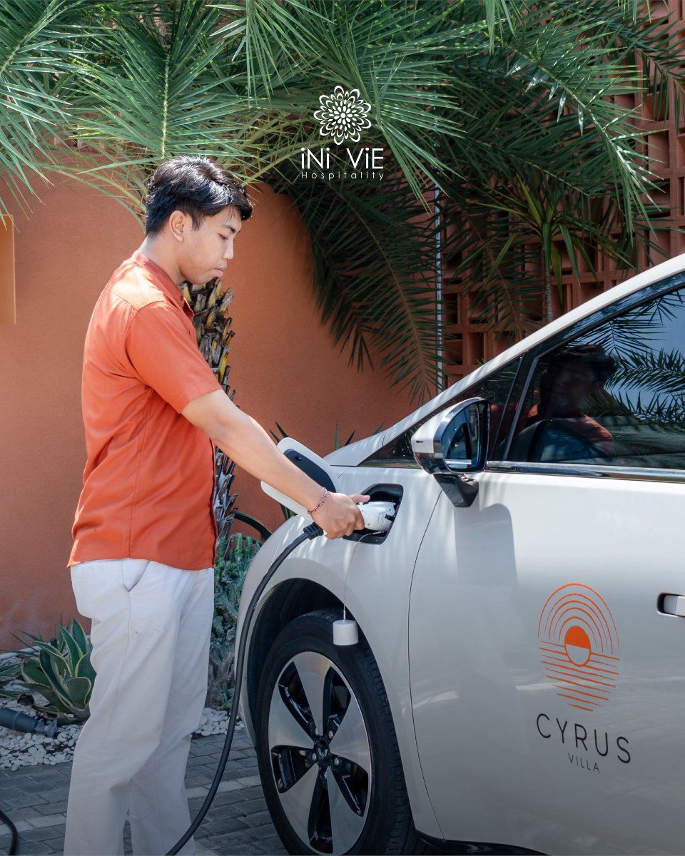 exploreinivie's tweet photo. Enhancing our sustainability initiatives, Ini Vie Hospitality now offers EV chargers at our resorts and villas, providing guests with a convenient and responsible way to travel.

#IniVieHospitality #ThinkBaliThinkIniVie https://t.co/cApEU7WKTu