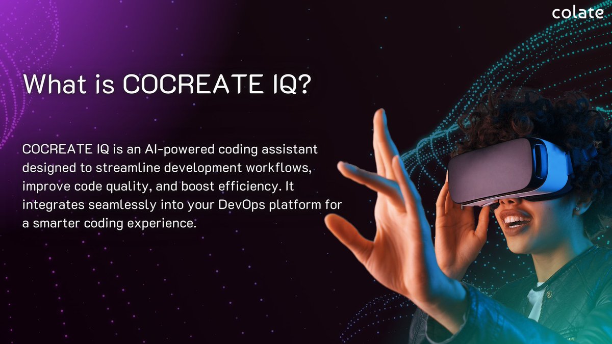 ColateAi's tweet image. 🚀 Supercharge Your Coding with AI – COCREATE IQ is Here! 💡
🔗 Try it today: COCREATE IQ on Visual Studio Marketplace
marketplace.visualstudio.com/items?itemName…
#COCREATEIQ #Colate #AIPoweredCoding #CodeSmarter #DevOps #SoftwareDevelopment #NextGenCoding #AIInnovation