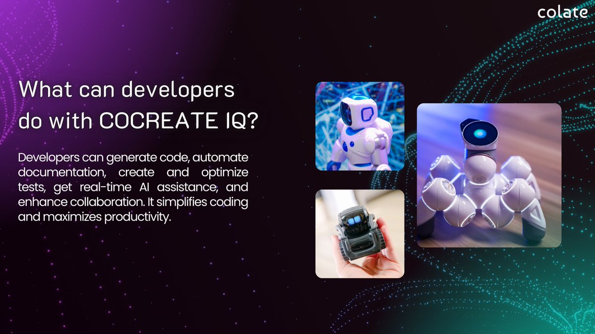 ColateAi's tweet image. 🚀 Supercharge Your Coding with AI – COCREATE IQ is Here! 💡
🔗 Try it today: COCREATE IQ on Visual Studio Marketplace
marketplace.visualstudio.com/items?itemName…
#COCREATEIQ #Colate #AIPoweredCoding #CodeSmarter #DevOps #SoftwareDevelopment #NextGenCoding #AIInnovation