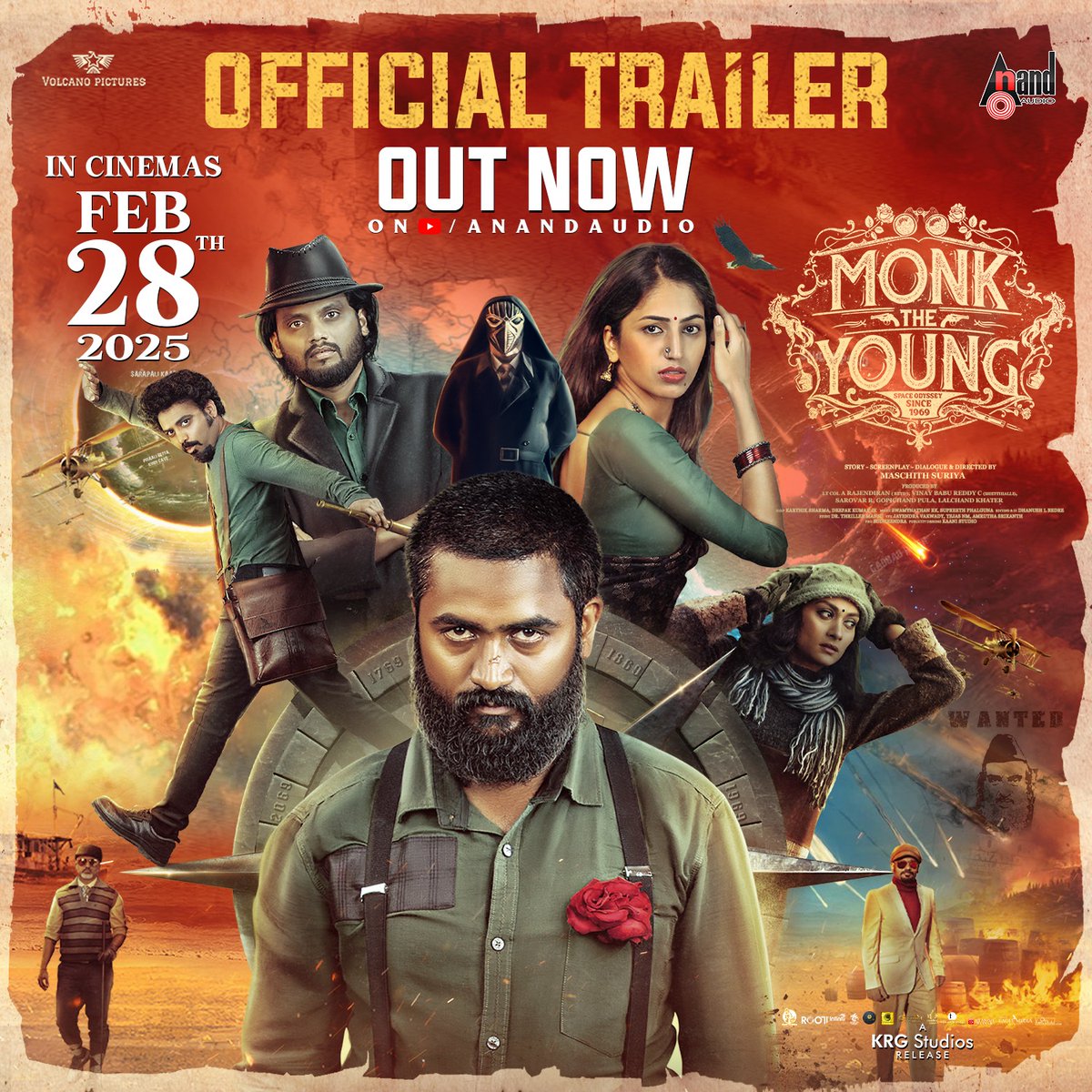 KRG_Studios's tweet photo. A KRG Studios release - Monk The Young! 💥
Get Immersed into #MonkTheYoung Official Trailer is OUT NOW! 

https://t.co/04MvziYCHt

Enjoy the epic tale of time and space 

#MaschithSuriya #Sarovar #SoundaryaGowda #PrithiVeeraj #SwamynathanRK #GopichandPula @aanandaaudio @KRG_Studios