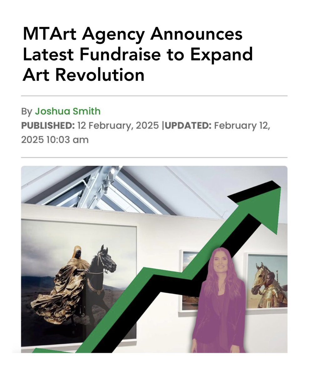 🚀 MEGA! We are very proud to announce our fundraise. 2024 saw many companies struggle, especially in the art world, and yet my team succeeded to be profitable and grew our margins. While most of the fundraises last year were given to tech and AI companies, we are proud to show