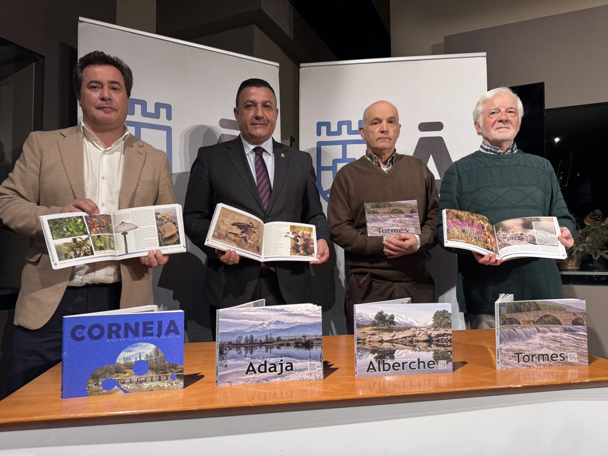 🏞️La serie ‘Ríos de la provincia de #Ávila’ cuenta con un nuevo volumen, el dedicado al Tormes. Río clave para entender #Gredos, el gran afluente del Duero por la izquierda riega 8 municipios abulenses.
📖Vicente García y José Luis Díaz Segovia son sus autores.
#HaciendoProvincia