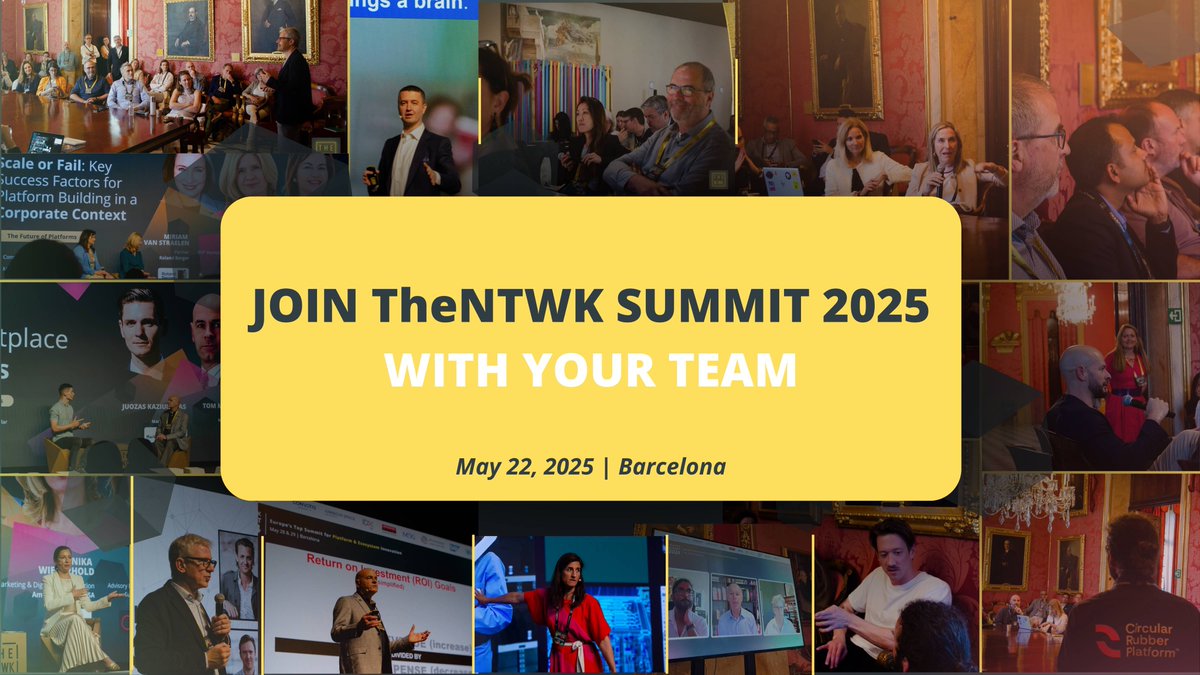 TheNTWK (The Netword) Ecosystem (@ntwk_platforms) on Twitter photo 🚀 Imagine this...
You go alone to #TheNTWKSummit—you return inspired but struggle to implement change. 🤯
Now, picture bringing your entire team. Together, you absorb insights, spark ideas & take actions🔥
📅 May 22, 2025
👉Bring your team: the-ntwk.com/summit/bring-y… 🚀 Imagine this...
You go alone to #TheNTWKSummit—you return inspired but struggle to implement change. 🤯
Now, picture bringing your entire team. Together, you absorb insights, spark ideas & take actions🔥
📅 May 22, 2025
👉Bring your team: the-ntwk.com/summit/bring-y…