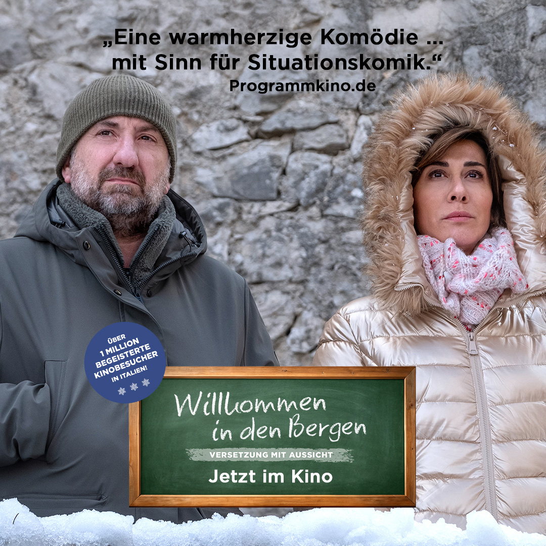 Ab morgen wird WILLKOMMEN IN DEN BERGEN im City Kino und im Monopol Kino in München laufen.
City Kino täglich um 17:45 Uhr, OmU
Monopol Kino am 13.02. um 18:45 Uhr, OmU
am Dienstag (18.02.) um 16:30 Uhr, OmU
🎬📽️🎞️🎞️🎞️