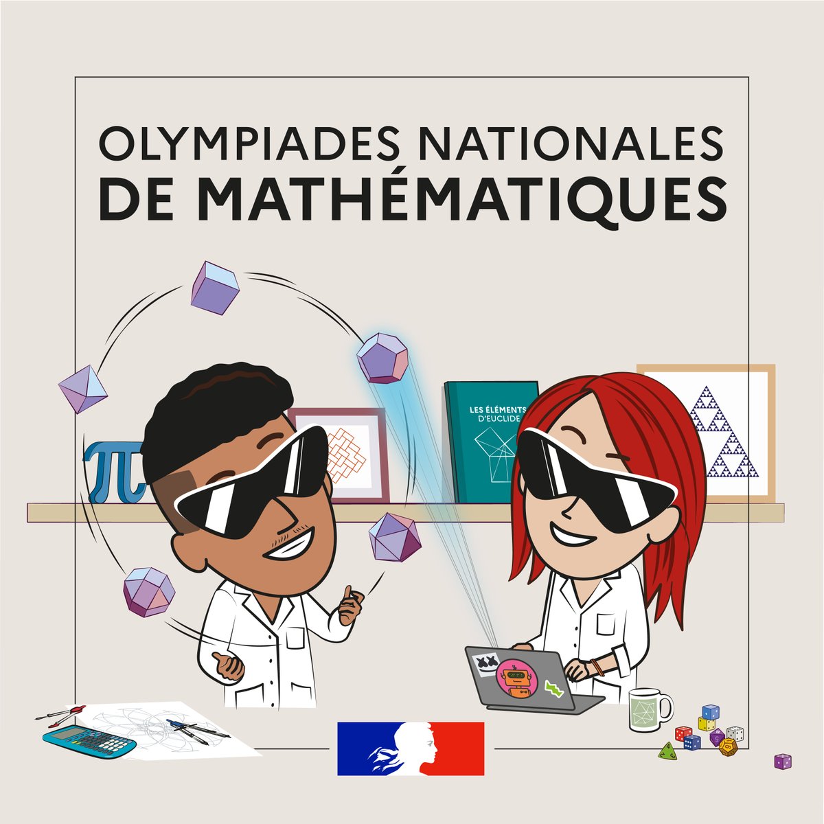 Concours | Les inscriptions pour les Olympiades nationales de mathématiques se clôturent le 15 février ! 👉 Développer la curiosité et l'esprit critique en confrontant les candidats à des situations de recherche individuelle et par équipe.
Plus d'infos : eduscol.education.fr/3433/olympiade…