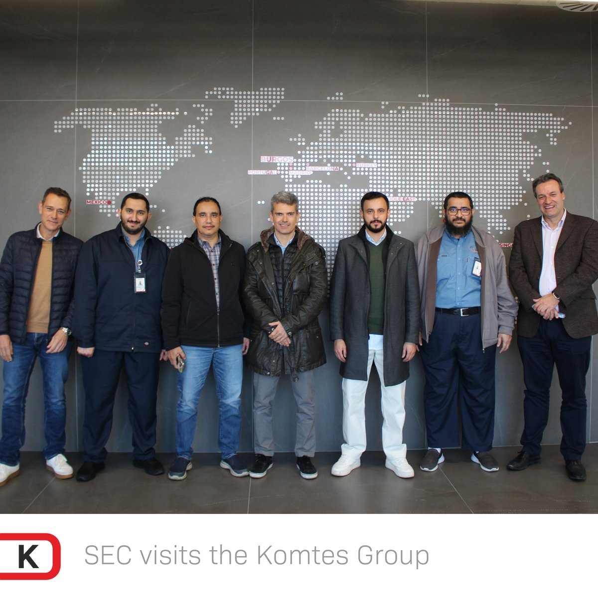 Komtes Group | Fire Protection Innovation (@komtesgroup) on Twitter photo We extend our heartfelt gratitude to <a href="/ALKAHRABA/">السعودية للكهرباء</a>  (SEC) for their visit to our SIEX, <a href="/komtesgroup/">Komtes Group | Fire Protection Innovation</a> , installations in Spain.
It was a pleasure hosting such a distinguished auditing team.
Thank you!
#SEC #SaudiElectricityCompany #KomtesGroup #AlwaysProtected #Siex We extend our heartfelt gratitude to <a href="/ALKAHRABA/">السعودية للكهرباء</a>  (SEC) for their visit to our SIEX, <a href="/komtesgroup/">Komtes Group | Fire Protection Innovation</a> , installations in Spain.
It was a pleasure hosting such a distinguished auditing team.
Thank you!
#SEC #SaudiElectricityCompany #KomtesGroup #AlwaysProtected #Siex