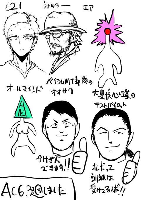 昔書いたAC6のキャラデザとまんが 