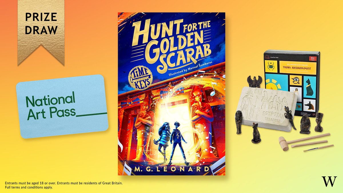 Waterstones (@waterstones) on Twitter photo To celebrate the release of <a href="/MGLnrd/">M. G. Leonard</a>'s HUNT FOR THE GOLDEN SCARAB, we're giving away a Young Archaeologist’s Fossil Kit and a National Art Pass Double, Plus Kids! Details here: waterstones.com/win/hunt-for-t… To celebrate the release of <a href="/MGLnrd/">M. G. Leonard</a>'s HUNT FOR THE GOLDEN SCARAB, we're giving away a Young Archaeologist’s Fossil Kit and a National Art Pass Double, Plus Kids! Details here: waterstones.com/win/hunt-for-t…
