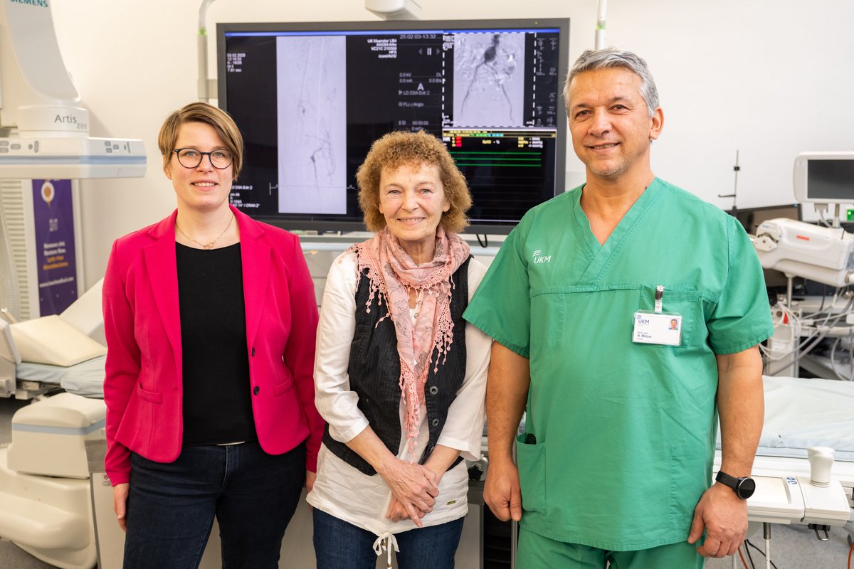 Wenn den Armen das Blut fehlt - #paVK der oberen Extremitäten häufig unbekannt und nicht gut versorgt / Patientin profitiert von Versorgung durch UKM-Spezialist*innen #Schaufensterkrankheit

👉 Wie Iris Noack bei uns am UKM geholfen werden konnte: shorturl.at/hIMbq