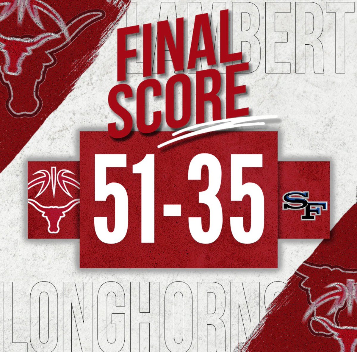 FINAL 

Big win in the region semi finals tonight! We will play North Forsyth for the region championship at 7:00 PM Thursday night at Alpharetta! 

<a href="/OliviaBrabazon/">olivia brabazon</a> - 12 pts 4 stls 
<a href="/ParkerWhip2026/">Parker Whipple</a> - 12 pts, 3 ast 
MK - 11 pts, 9 Reb