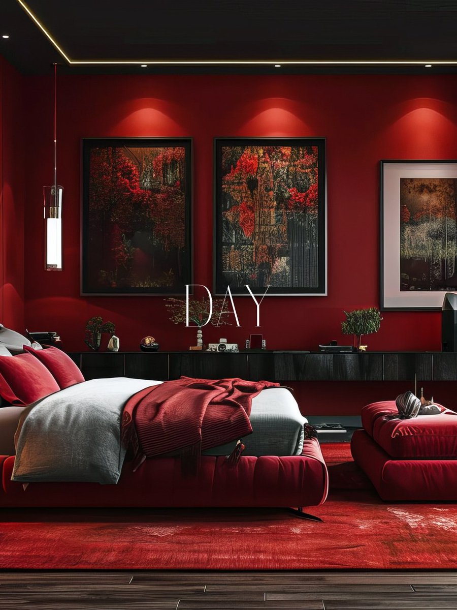 EwallSquare's tweet image. Drenched in bold elegance, this space speaks volumes of passion and power. A touch of red, a dash of black, and a whole lot of personality ❤️🖤

[ luxury interior, bold design, red decor, modern elegance, statement space ]

#luxuryinteriors #bolddecor #reddesign #modernhome