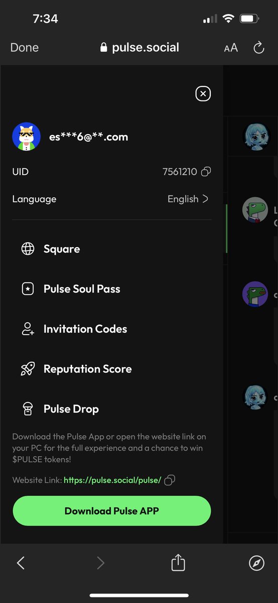 sighs000's tweet image. UID: 7561210

Congrats on hitting such a huge milestone, @PulseSocialFi! 🎉 Excited to be part of the journey. Just followed, joined the group, and dropped my UID! Fingers crossed!🤞🏼#PulseSocialFi