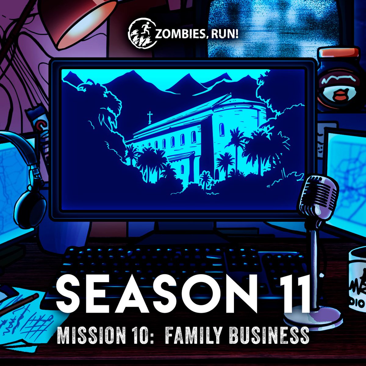 An ancient monastery hides a long-lost truth.

The hunt for answers takes a dark turn, but can you outrun the horrors waiting in the shadows?

Mission 10 of Zombies, Run! Season 11 is available now.