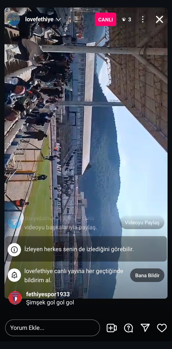 Fethiye Şehir Stadı şu an Büyük <a href="/AltaySporKulubu/">Altay Spor Kulübü</a> taraftarıyla beraber inliyor!!! 

"Ne Mutlu Türküm Diyene, 
Mustafa Kemal'in Askerleriyiz"