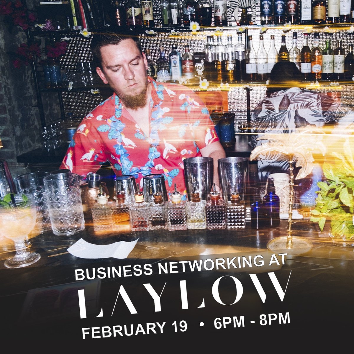 Join us next week for Business Networking at Laylow on Wednesday, February 19th from 6pm - 8pm.

To register, visit: 
eventbrite.com/e/business-mad…

#laylow #asburyparkchamber #BusinessNetworking #businessmadesocial #AsburyParkNJ #BusinessAfterHours