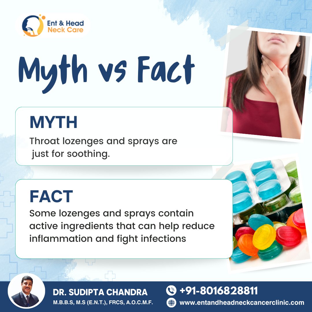 entandheadneck's tweet photo. Myth vs. Fact: Know the Truth!

Don’t let myths mislead you! Understanding the facts can help you make better health decisions. Stay informed and take the right steps for your well-being. Book your appointment: 📞 +91-8016828811 🌐 https://t.co/HKqQHtz3Ky

#MythVsFact #ENTCare https://t.co/oJhtGAoaa3