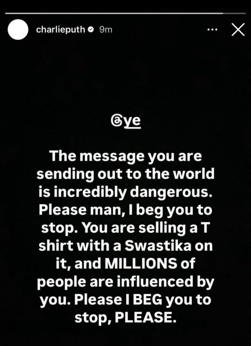 grumpygenzee's tweet image. Never forget Charlie tried to help Ye.