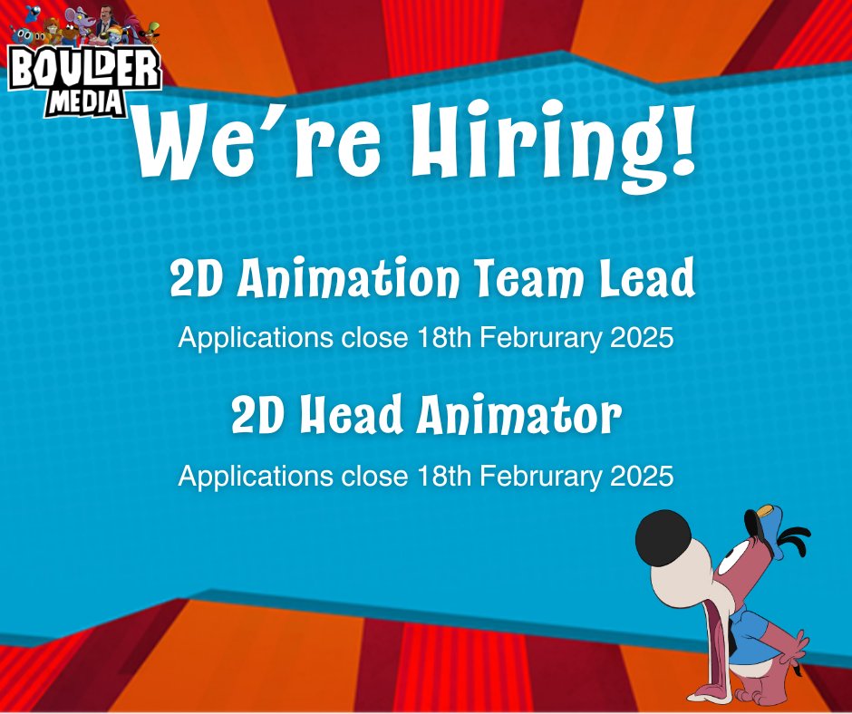 Boulder Media (@bouldermedialtd) on Twitter photo We're hiring!🥳   
Apply using the link below ✅
Applications close on February 18th.
63cfe2b674b466401a5d1aa2.kenjo.io We're hiring!🥳   
Apply using the link below ✅
Applications close on February 18th.
63cfe2b674b466401a5d1aa2.kenjo.io