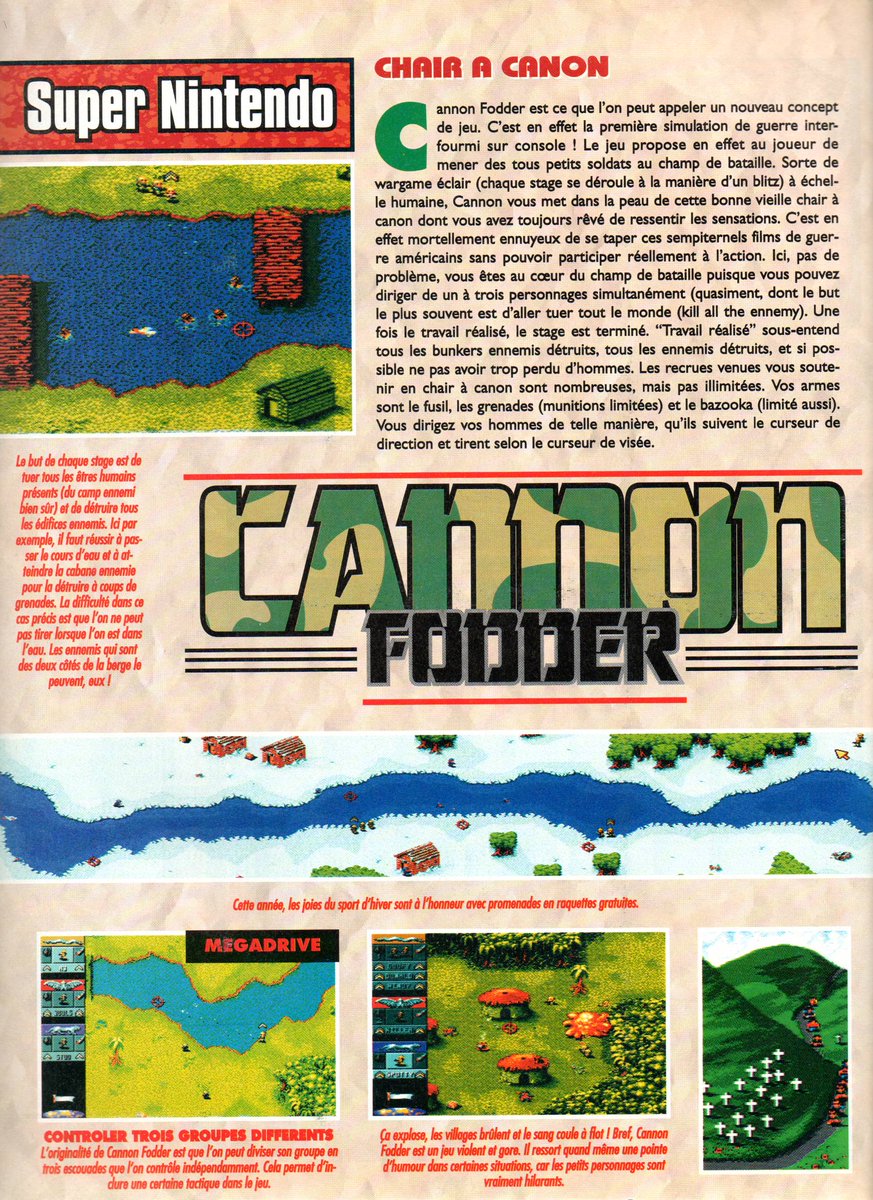 AllmightoFranky's tweet image. On termine pour aujourd'hui avec les tests de #ArdyLightFoot inconnu pour moi, et #ConnonFodder sur #Supernes!! A demain pour la suite du mag!! 5/5