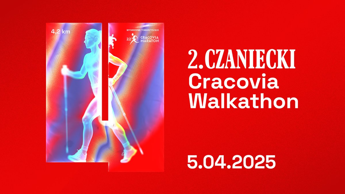 Ruch, integracja i dobra zabawa, czyli 2. Czaniecki Cracovia Walkathon. Zapisy do wyjątkowego marszu, organizowanego w ramach weekendu maratońskiego, właśnie ruszyły! Sponsorem Tytularnym wydarzenia są Czanieckie Makarony. Więcej info: tiny.pl/0s4msjgg