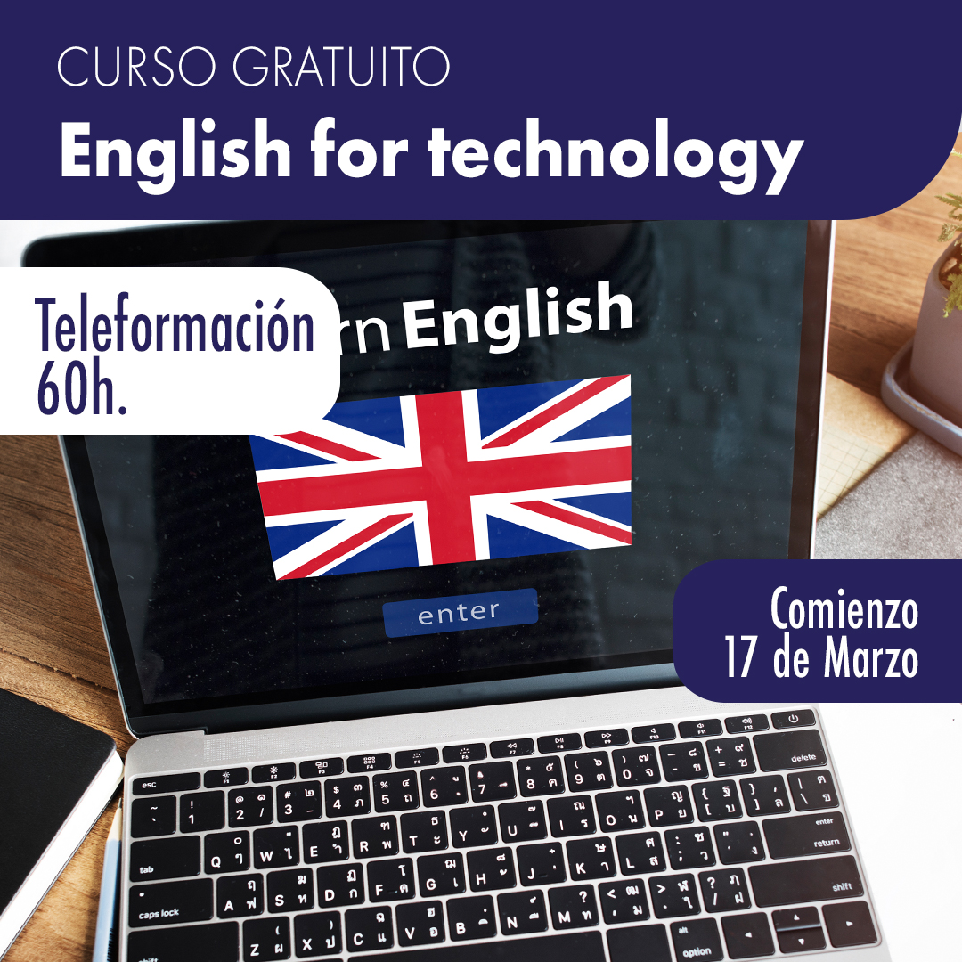 🔝 ¡Aumenta tu nivel de inglés y potencia tus competencias digitales para afrontar con éxito tus oportunidades el mercado laboral!

➡️ Gracias a nuestros cursos gratuitos de "English for Technology" podrás mejorar tu comunicación en inglés.

@‌ceoearagon <a href="/inaempleo/">Inaem</a>