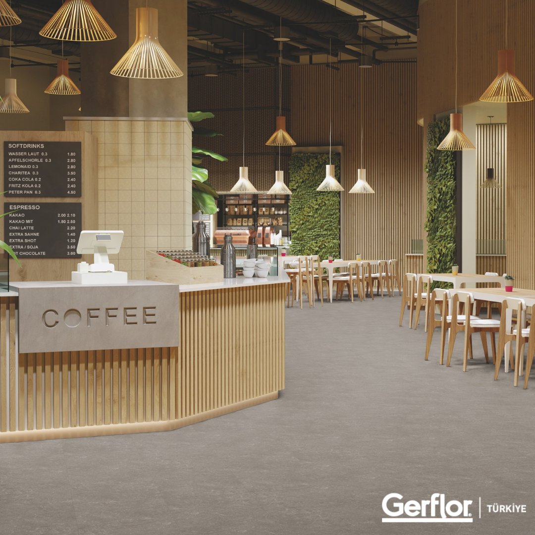GerflorTurkiye's tweet photo. Otellerin restoran ve resepsiyon gibi ortak alanlarında yoğun trafiğe dayanıklı, hızlı kurulum ve pratik temizlik özellikleri sunan LVT serisi Creation ile misafir memnuniyetini artırın.

#gerflortürkiye #gerflor #architecture #doğal #lvtzemin #zeminkaplama #creation  #19dB https://t.co/PoKBb2E2zk