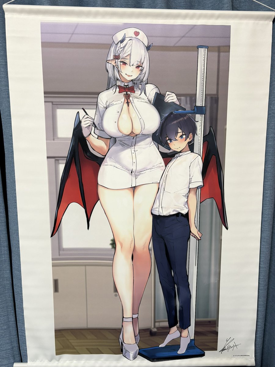 リブユウキ先生( @kasuka_abara )のタペストリー届いた✌️✌️✌️ 