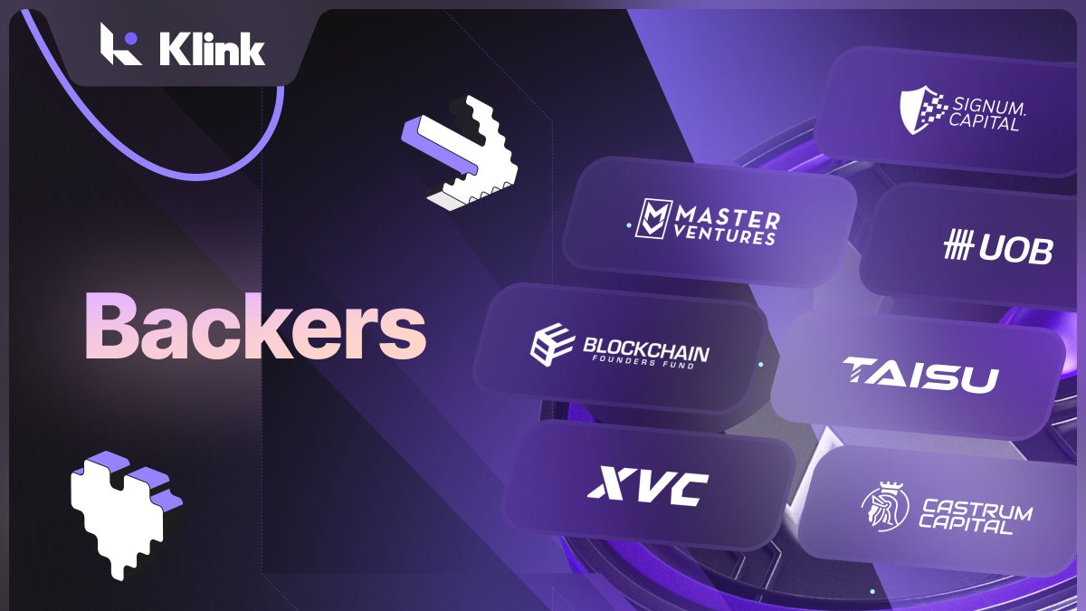 klinkrewards's tweet photo. Who’s Backing Klink? Let’s Dive In! 👀

Behind $KLINK are some of the biggest names in the space:

@castrumistanbul 

@BlockchainFF 

@XVCTech 

@buildwithMV 

@Signum_Capital

@TechMeetsTrader 

@Taisu_Ventures 

And many more! Stay tuned, big things ahead! 🚀✨ https://t.co/207S7skVzo