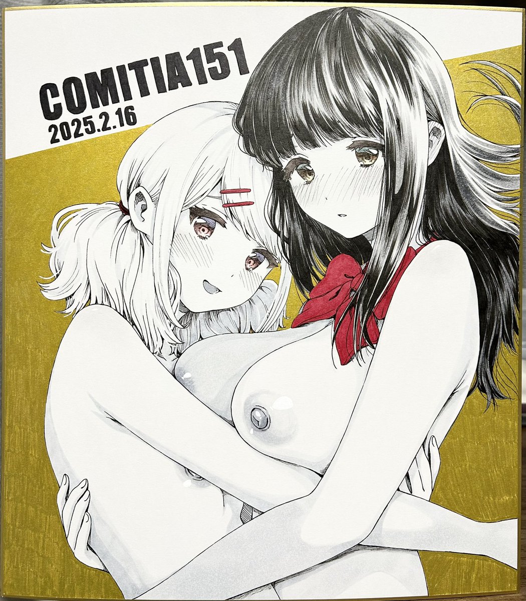 色紙、一通り出来た!
このあとサイン入れたり装飾加えます 