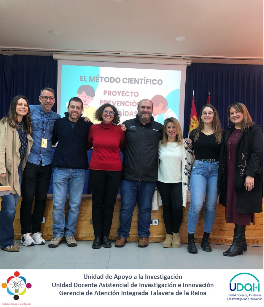 Nuria García B. Investigadora Principal del proyecto "Centenarios Dodgers" y su equipo han compartido con las alumnas/os-IES San Isidro- en el día  de la Mujer y la Niña en la Ciencia su experiencia como investigadoras en la aplicación práctica del método científico.