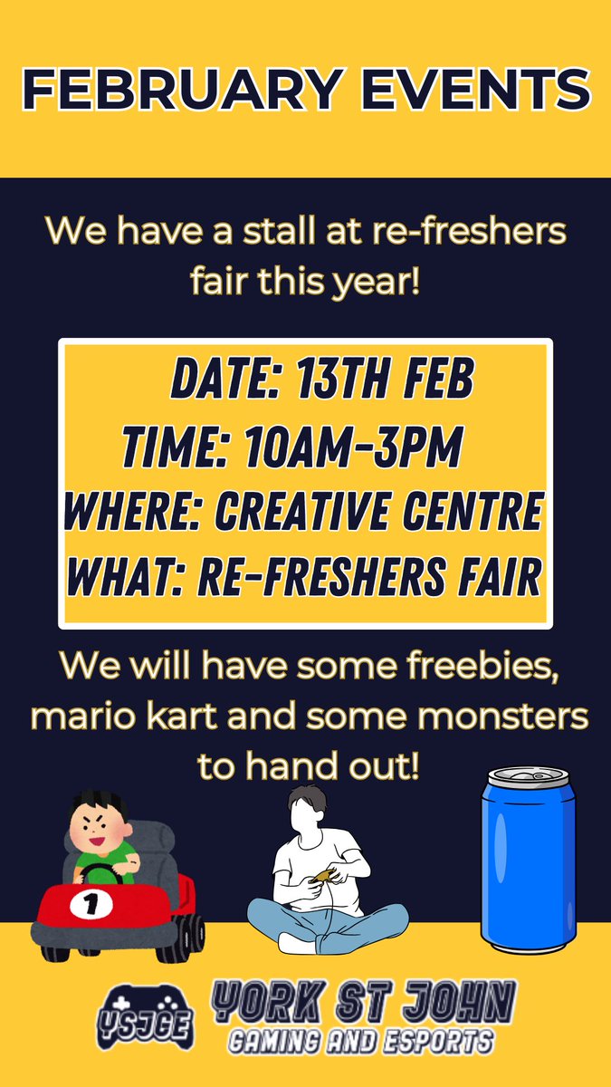 York St John Gaming & Esports Society tweet media