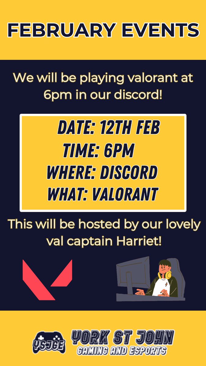 York St John Gaming & Esports Society tweet media