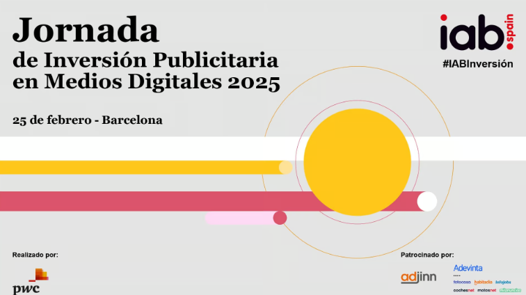 ¡Ven a descubrir las tendencias de inversión publicitaria en medios digitales!🚀

El 25/02 acogemos en nuestras oficinas de Barcelona una jornada organizada junto a <a href="/IAB_Spain/">IAB Spain</a> para analizar la evolución del gasto publicitario y mucho más.

✍️Inscripciones: ow.ly/lT7x50UWoB0