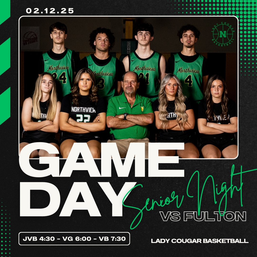 NA Lady Cougars (@na_lady_cougars) on Twitter photo 🚨GAME DAY🚨
🎓SENIOR NIGHT🎓 <a href="/emmasawyer153/">Emma Sawyer</a> <a href="/camryynbrown/">camryn brown</a> <a href="/JordanWhite131/">Jordan White</a> <a href="/Kaylee_24jorden/">Kaylee Smith</a>
🏀 HOME District game vs Fulton High School @ 6:00. 🚨GAME DAY🚨
🎓SENIOR NIGHT🎓 <a href="/emmasawyer153/">Emma Sawyer</a> <a href="/camryynbrown/">camryn brown</a> <a href="/JordanWhite131/">Jordan White</a> <a href="/Kaylee_24jorden/">Kaylee Smith</a>
🏀 HOME District game vs Fulton High School @ 6:00.