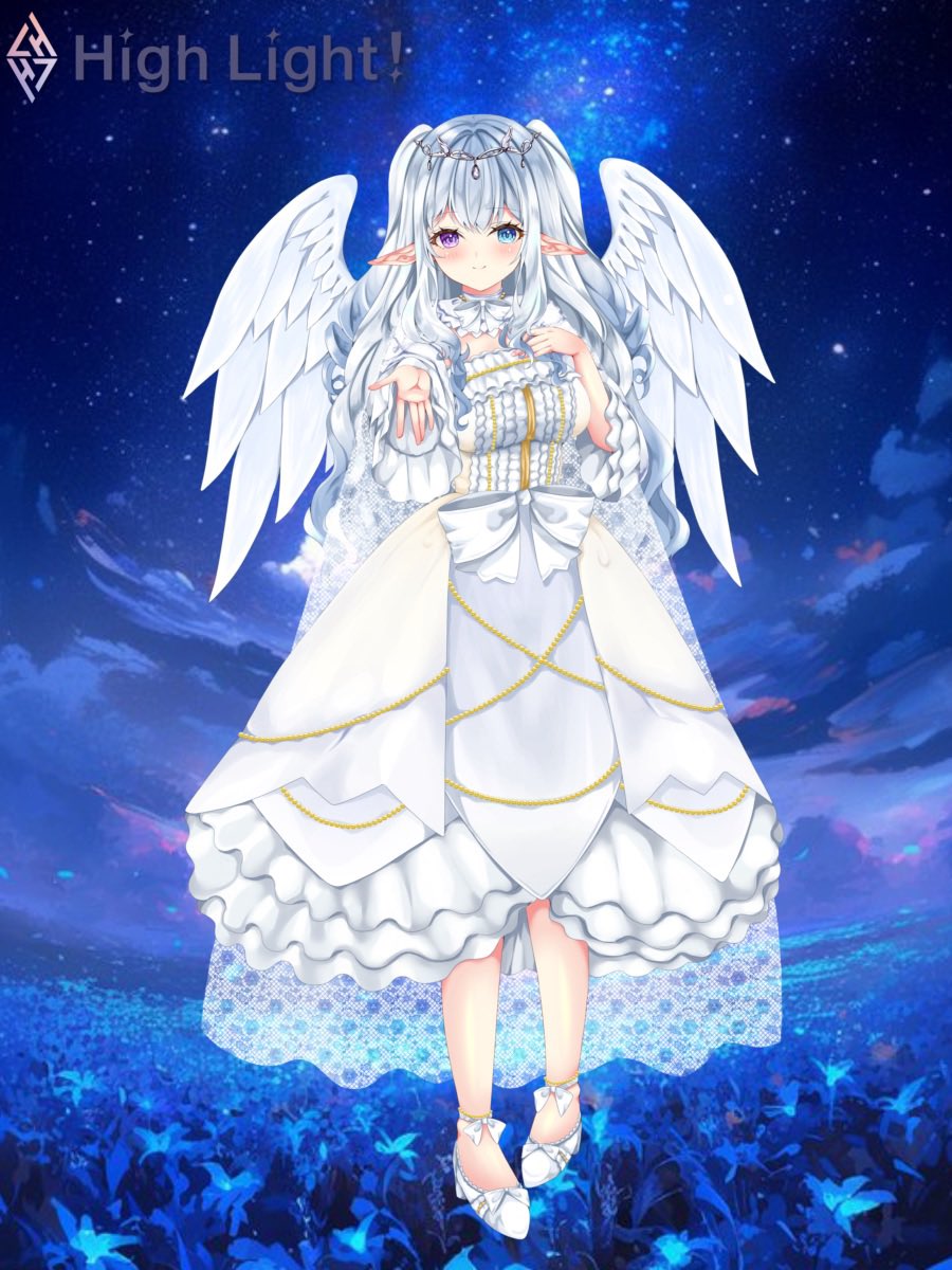 立ち絵公開チャレンジ無事達成しました

Highlight所属
白雪ルミナです
　よろしくお願いします

やっと皆さんに立ち絵みせれる事ができて嬉しいです！！
想像通りだったかな

大切なママは
　七瀬尚さんです💕

引き続き
❤️♻️💬でお迎えしにいきます
#IRIAM準備中 
#IRIAMライバーさんと繋がりたい