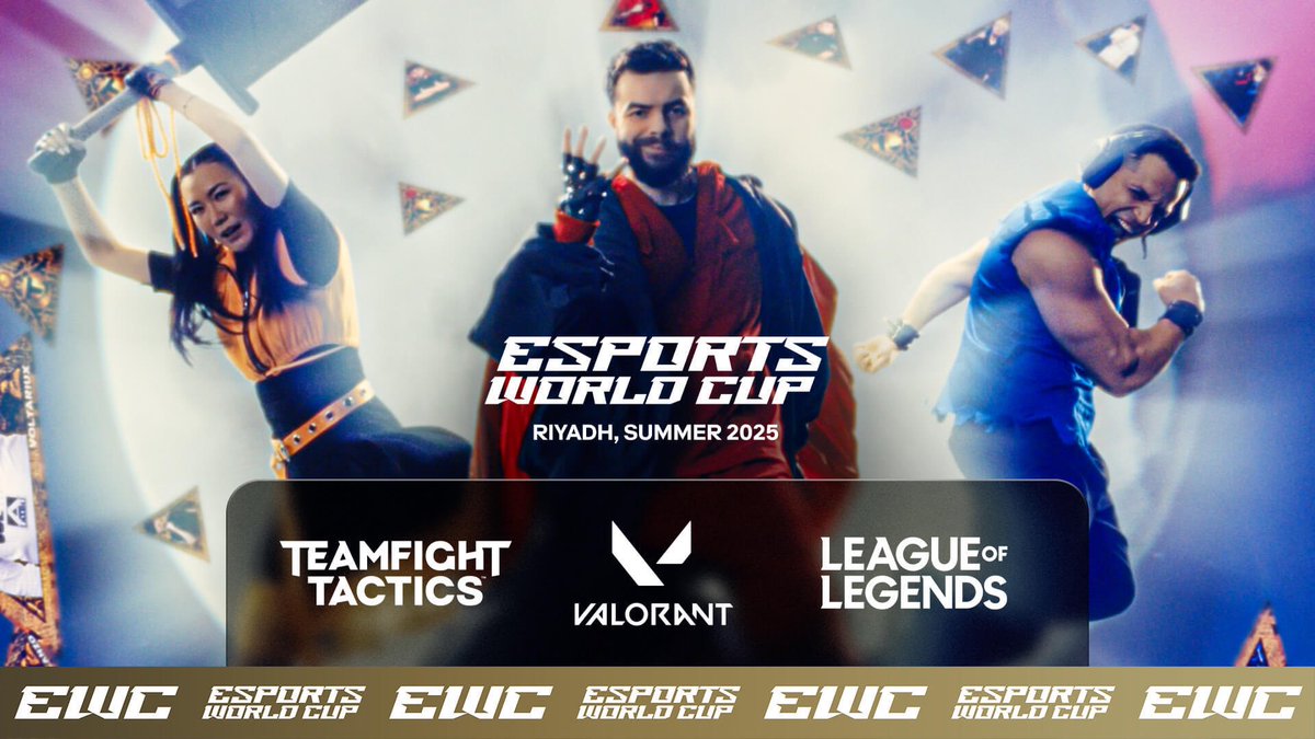 Esports News : 

🔥 Riot Games Joins Esports World Cup for the Next 3 Years! 🎮🏆

League of Legends, VALORANT, and Teamfight Tactics are officially part of the Esports World Cup through 2027! This partnership cements Riot’s role in shaping esports as global