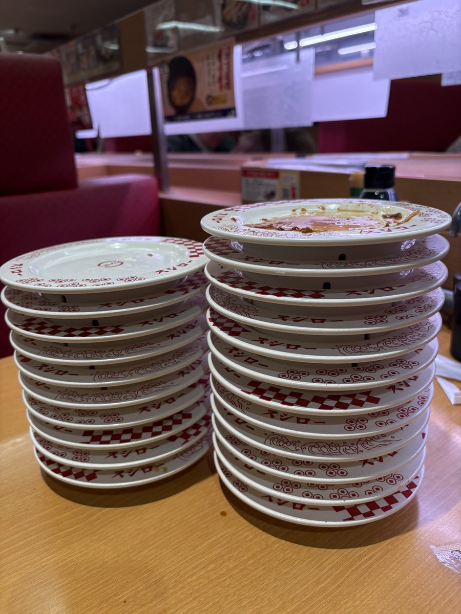 studyit7's tweet image. スシロー！スシロー！

#スシローで20皿いったぜG 
 #スシローで一皿いこうぜG