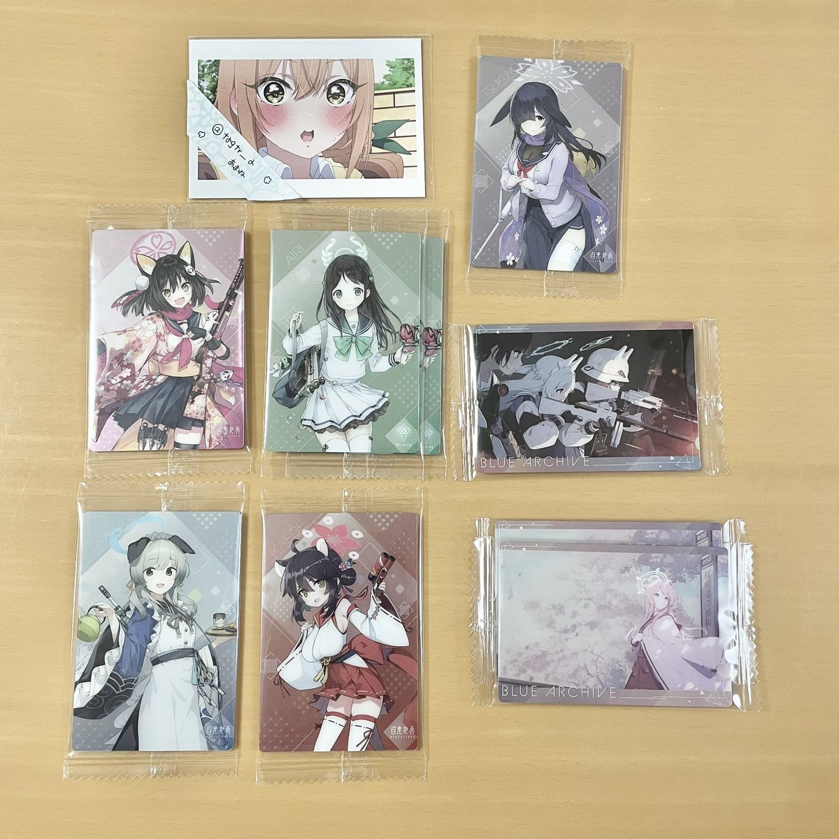 【交換 譲渡 買取】ブルアカ ブルーアーカイブ ウエハース3

譲 イズナ アイリ2 ツクヨ ウミカ カエデ Rabbit小隊 ミモリkv 

求 サキ &gt; 前弾 ジュンコ

イズナはサキと交換のみ且つ条件の良い方最優先 サキは買取も致します🌼
サキ含む場合ジュンコも買取可
検索からもお気軽にお声掛けください！