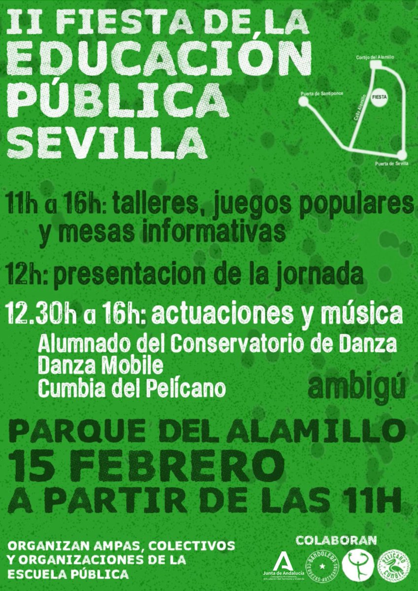 Este sábado vamos a presumir de escuela pública 
Te esperamos
💚💚