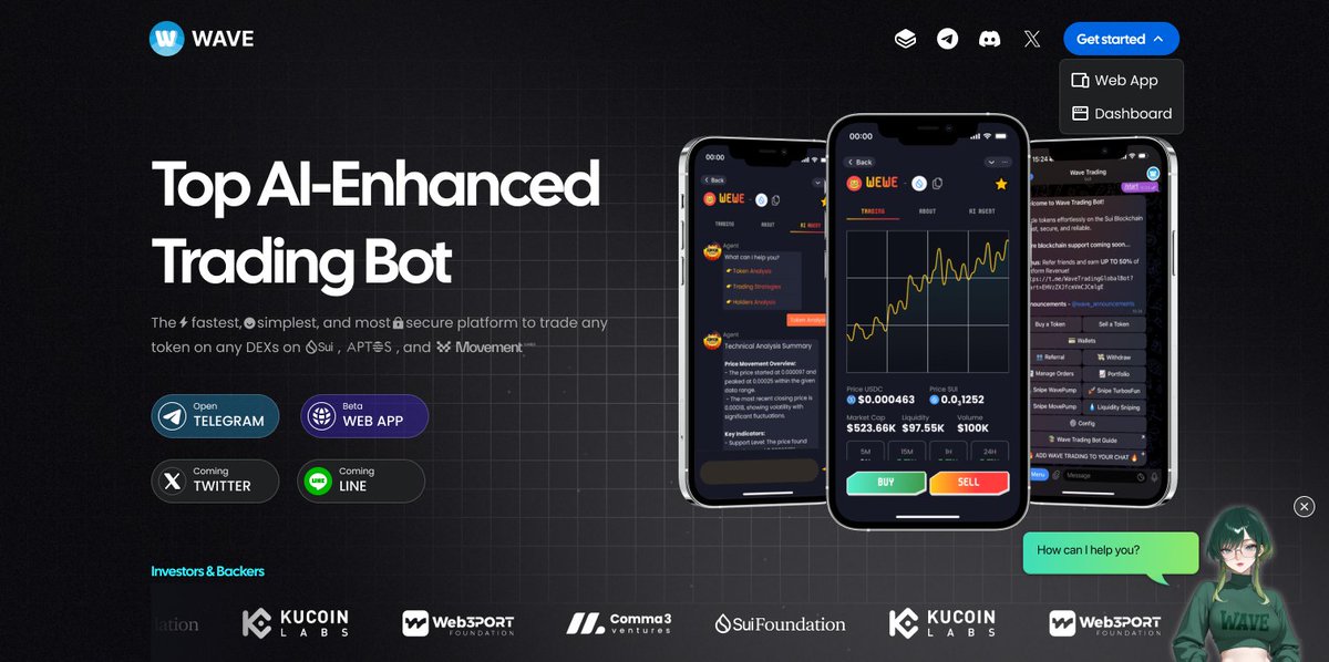 WaveOnSui's tweet image. GM! How can I help you? 🥰

#WaveWorld #AI #WaveTrading #WAV