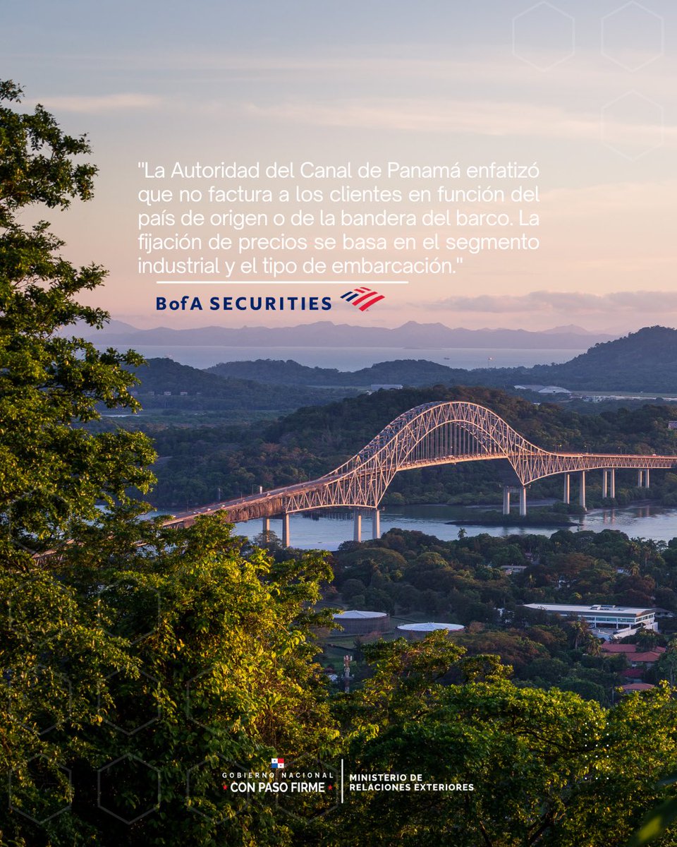 javierachapma's tweet photo. Descubre el impacto del Canal de Panamá en el comercio global en último informe sobre la Autoridad del Canal de Panamá realizado por BofA Securities. Este documento destaca logros, contribuciones al Tesoro Nacional y su papel clave en las rutas comerciales. https://t.co/0cU69HkWfA