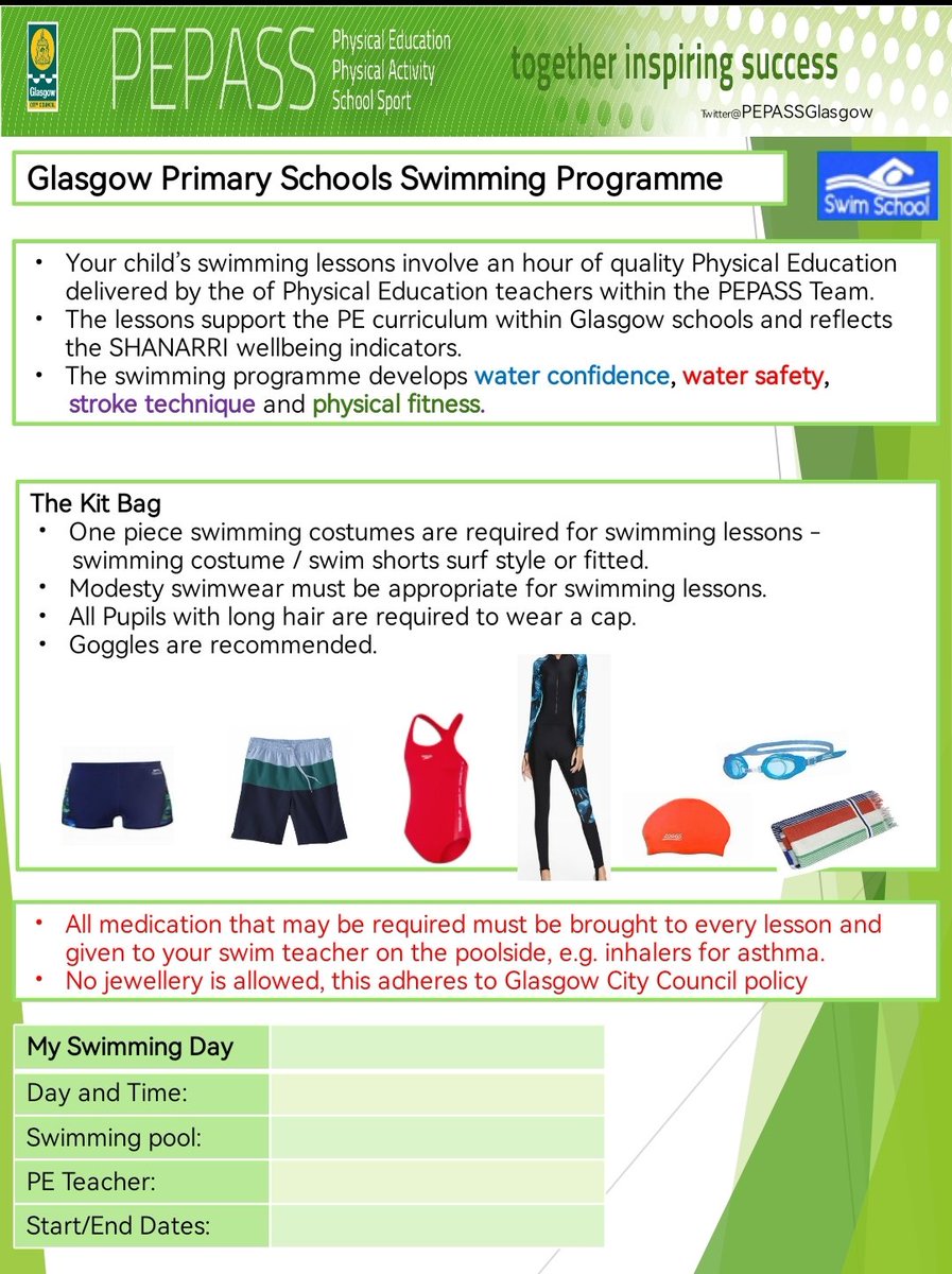 PEPASS Swimming Teachers (@pepassswimteam) on Twitter photo Welcome to our block 3 schools. You can check out our blog for all of your school swimming info
blogs.glowscotland.org.uk/gc/pepassglasgβ¦
<a href="/WellshotPrimary/">Wellshot Primary</a> <a href="/StPaulsGlasgow/">St. Paul's Whiteinch</a> <a href="/PEPASSGlasgow/">PEPASS Glasgow</a> <a href="/Doug_GCC/">Douglas Hutchison</a> <a href="/CDavren/">Carolyn Davren</a> Welcome to our block 3 schools. You can check out our blog for all of your school swimming info
blogs.glowscotland.org.uk/gc/pepassglasgβ¦
<a href="/WellshotPrimary/">Wellshot Primary</a> <a href="/StPaulsGlasgow/">St. Paul's Whiteinch</a> <a href="/PEPASSGlasgow/">PEPASS Glasgow</a> <a href="/Doug_GCC/">Douglas Hutchison</a> <a href="/CDavren/">Carolyn Davren</a>