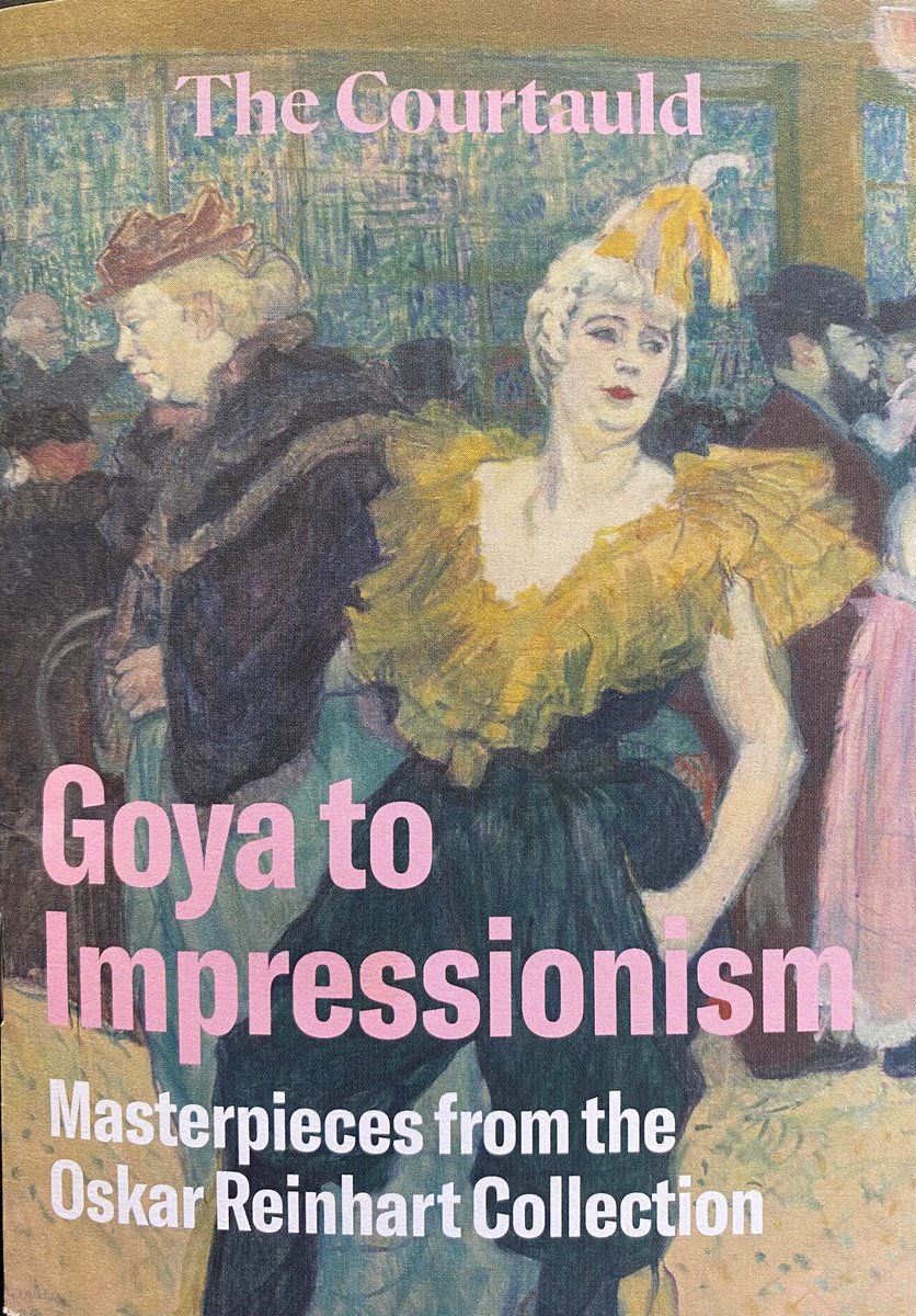 The masterpieces of the 🇨🇭 Oskar Reinhart Collection have arrived in London.

A privilege to open <a href="/TheCourtauld/">The Courtauld</a> exhibition "Goya to Impressionism", featuring an exceptional selection of Impressionist &amp; Post-Impressionist works – many on show in 🇬🇧 for the very first time.