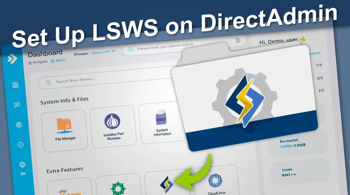 litespeedtech's tweet image. LiteSpeed Web Server and DirectAdmin are a great combination! Learn how to set up LSWS on DA in our video: buff.ly/40EQbdA #litespeed #directadmin