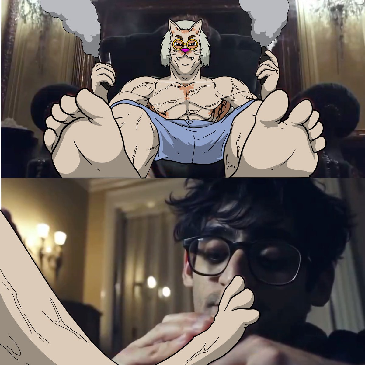 I confirm that Franks foot massage is mid

PEOW PEOW