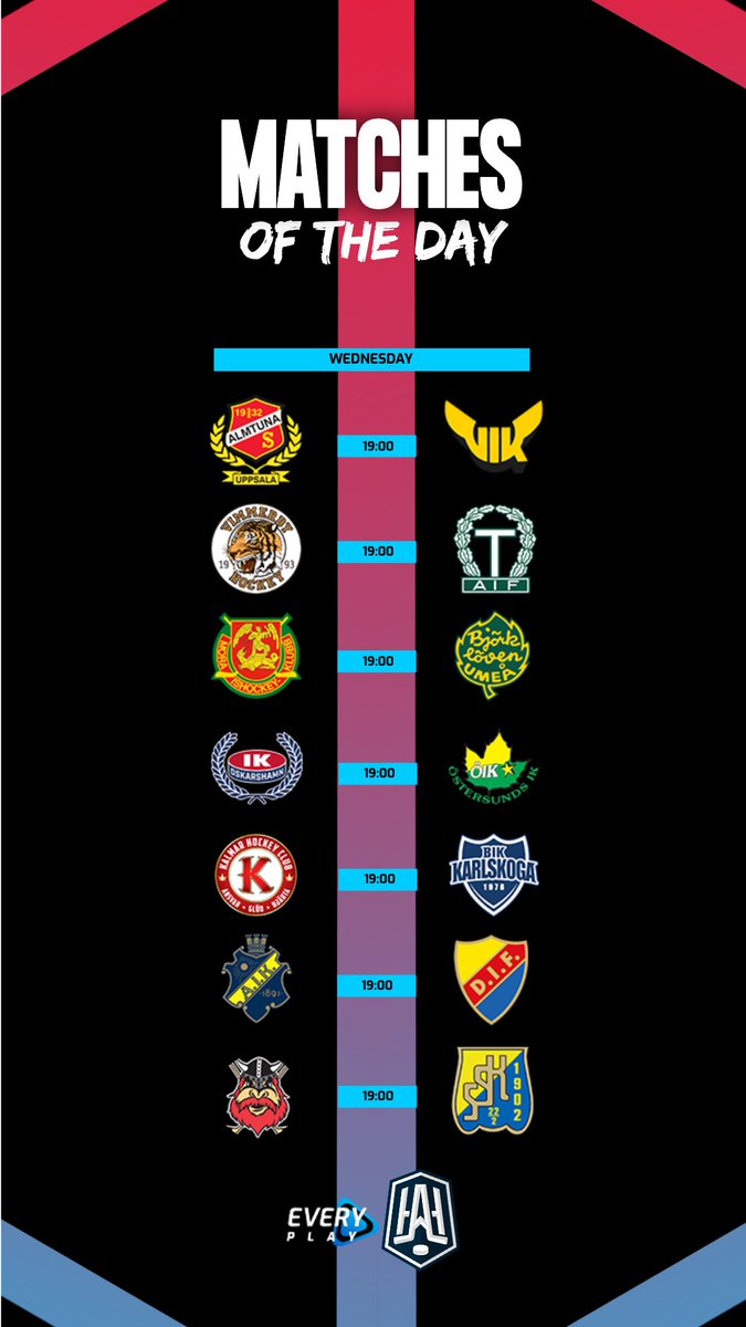 #MOTD: Watch the HockeyAllsvenskan LIVE today on EveryPlay 

#hockey #livestream #everyplay
