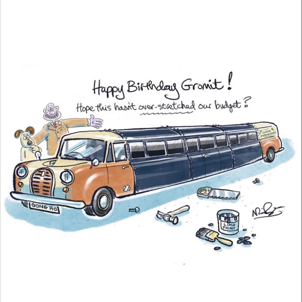 DiscussingFilm's tweet photo. Gromit’s birthday card has been revealed 🥺 https://t.co/QDP1kgYfUn